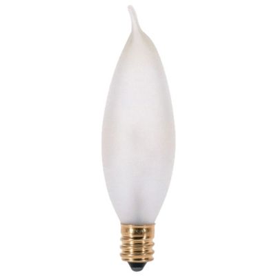 25W 120V CA8 E12 Bent Tip Frosted Bulb by SATCO Lighting - Starlight Lighting USA and Canada
